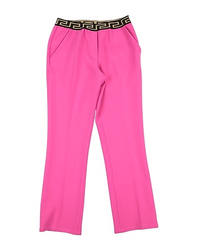 VERSACE YOUNG パンツ マゼンタ ポリエステル 63% / レーヨン 27% / コットン 7% / ポリウレタン 3% / ナイロン