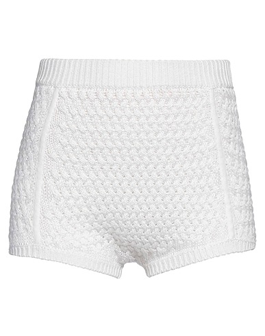 MALO Shorts & Bermuda White 77% Linen, 23% Cotton