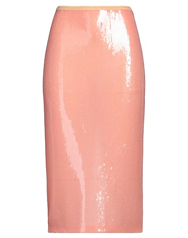 N°21 Midi skirt Pink 96% Polyester, 4% Elastane