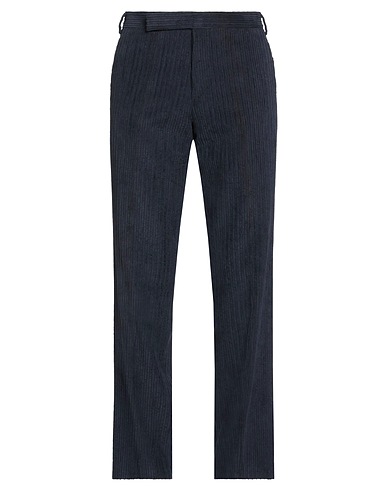 LARDINI Casual trouser Midnight blue 100% Cotton
