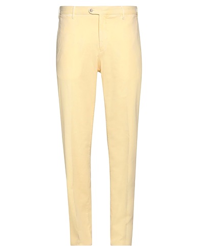 FEDELI Pantalone Giallo 95% Cotone, 3% Cachemire, 2% Elastan