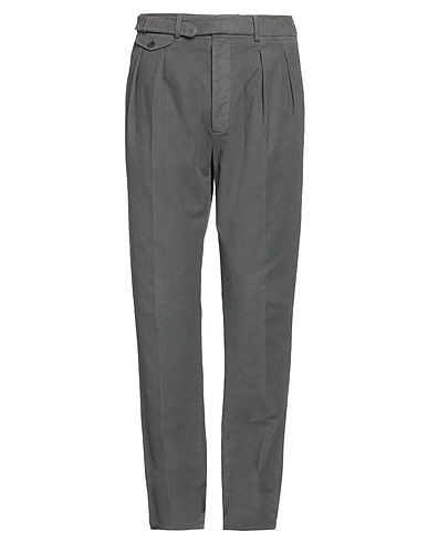 LARDINI Casual trouser Grey 98% Cotton, 2% Elastane