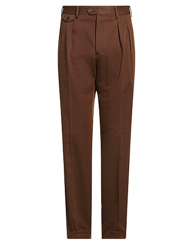 LARDINI Pantalone Marrone 70% Cotone, 27% Lana, 2% Poliammide, 1% Elastan