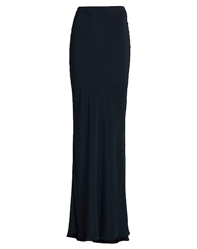 N°21 Long skirt Black 69% Acetate, 31% Silk