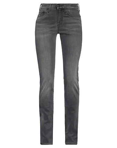 JACOB COHЁN Denim pants Grey 42% Cotton, 41% Viscose, 10% Lyocell, 4% Elastomultiester, 3% Elastane
