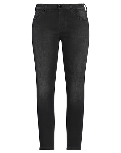 JACOB COHЁN Denim pants Black 61% Cotton, 31% Modal, 6% Polyester, 2% Elastane