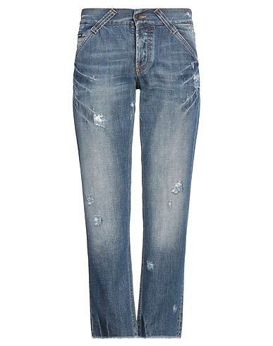 DOLCE&GABBANA Denim trousers Blue 60% Cotton, 40% Lyocell