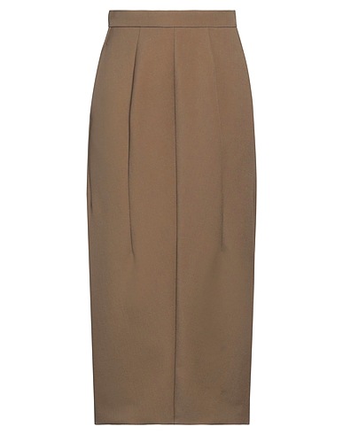 QUIRA Midi skirt Military green 100% Wool