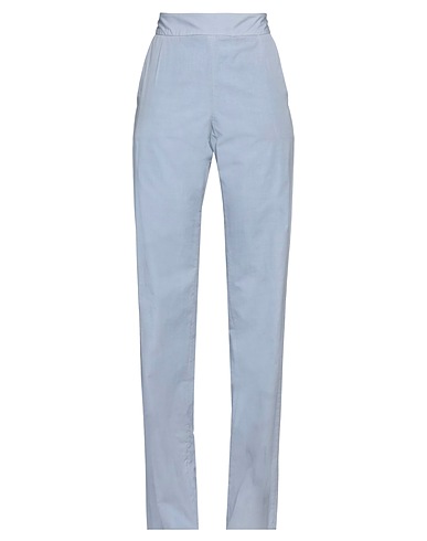 MALO Casual trouser Pastel blue 100% Cotton