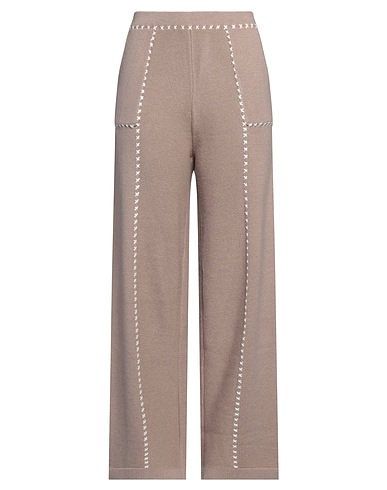 NOTSHY Casual trouser Light brown 100% Wool