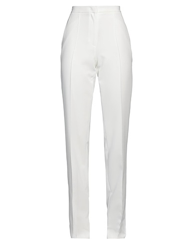 HINNOMINATE Casual trouser White 89% Polyester, 11% Elastane