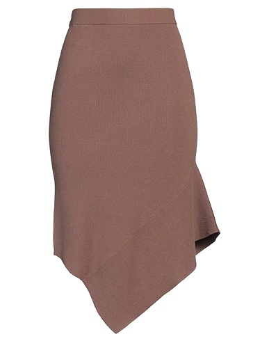 DESIGNERS REMIX Mini skirt Light brown 72% Viscose, 28% Polyester