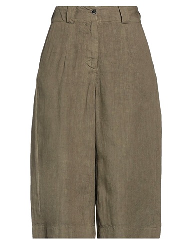 MALO Shorts et Bermudas Vert militaire 100% Lin