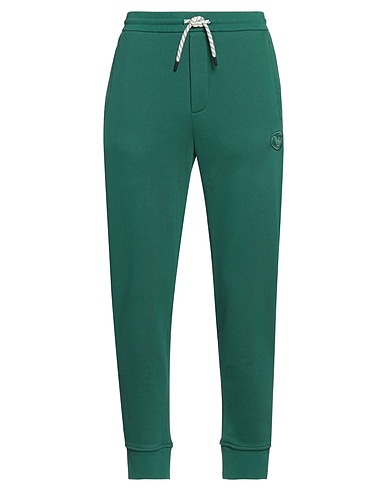EMPORIO ARMANI Casual trouser Green 100% Cotton, Elastane