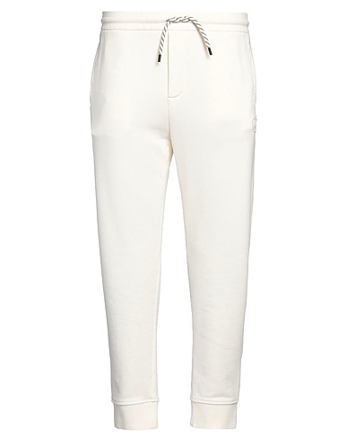 EMPORIO ARMANI Casual trouser Cream 100% Cotton, Elastane