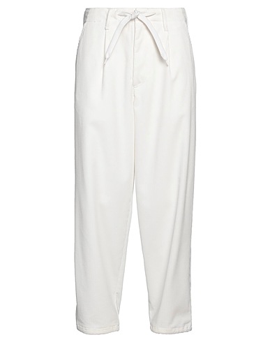 EMPORIO ARMANI Pantalone Bianco 100% Cotone