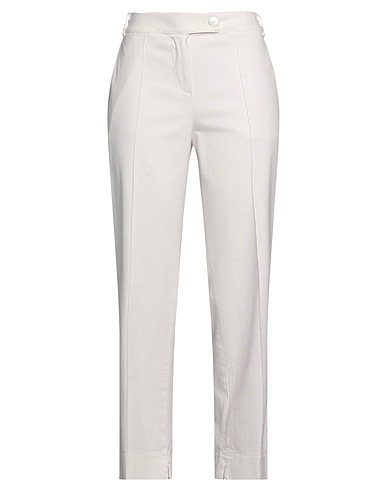 FEDELI Casual pants BIANCO 95% Cotton, 3% Cashmere, 2% Elastane