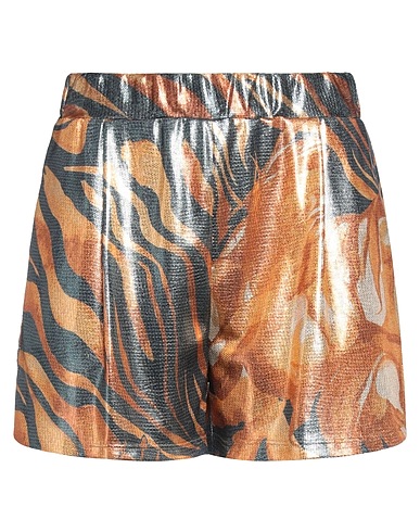 ALBERTA FERRETTI Shorts & Bermuda Slate blue 94% Polyester, 6% Elastane