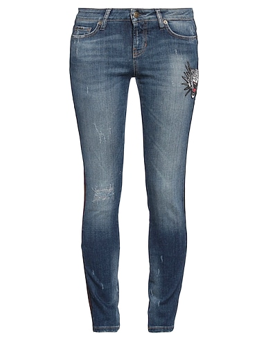 CAMBIO Denim trousers Blue 92% Cotton, 6% Elastomultiester, 2% Elastane