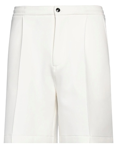 EMPORIO ARMANI Shorts & Bermuda White 76% Cotton, 18% Polyester, 6% Elastane