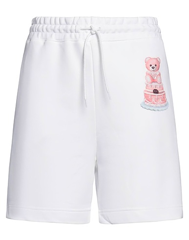 MOSCHINO Shorts & Bermuda COUTURE White 100% Cotton