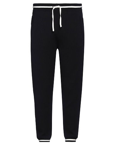EMPORIO ARMANI Casual pants Midnight blue 92% Virgin Wool, 4% Polyamide, 3% Cashmere, 1% Elastane