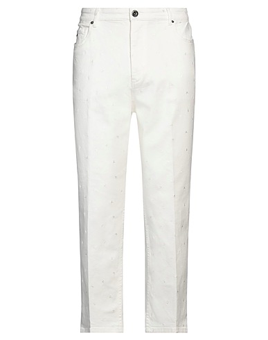 EMPORIO ARMANI Pantalone Bianco 98% Cotone, 2% Elastan