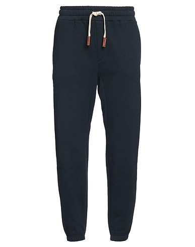 EMPORIO ARMANI Casual trouser Midnight blue 97% Cotton, 3% Cashmere