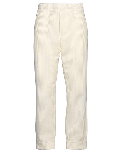 EMPORIO ARMANI Casual trouser Ivory 63% Virgin Wool, 26% Polyamide, 11% Viscose