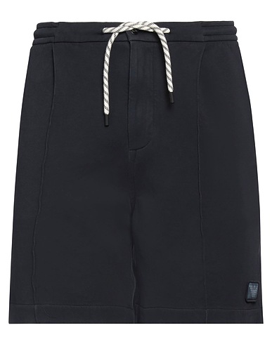 EMPORIO ARMANI Shorts & Bermuda Navy blue 76% Cotton, 18% Polyester, 6% Elastane