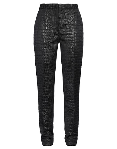 ALBERTA FERRETTI Casual pants Black 36% Polyester, 26% Acrylic, 26% Virgin Wool, 12% Metallic fiber