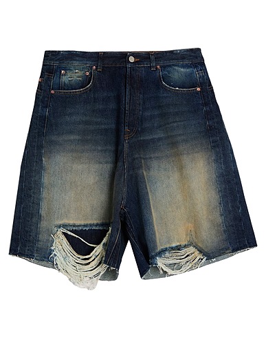 VETEMENTS Denim shorts Blue 100% Cotton