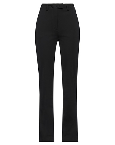 CRISTINAEFFE Casual trouser Black 90% Polyester, 10% Elastane