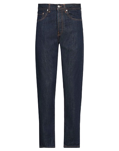 LIU •JO MAN Denim trousers Blue 100% Cotton
