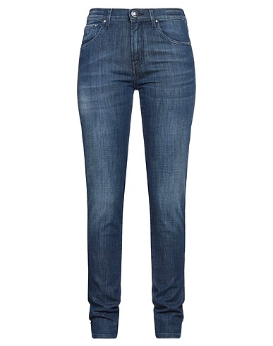 JACOB COHЁN Denim trousers 66% Cotton, 17% Lyocell, 15% Polyester, 2% Elastane