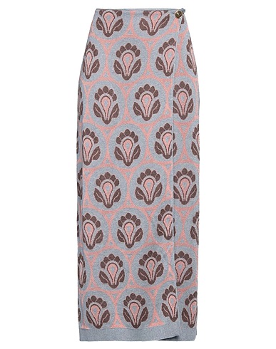 ETRO ロングスカート スカイブルー レーヨン 72% / ポリエステル 12% / 金属繊維 12% / ナイロン 4%