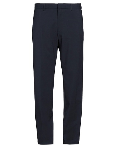 BOSS Casual trouser Navy blue 95% Virgin Wool, 5% Elastane