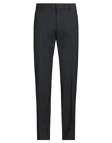 BOSS Casual pants Charcoal 95% Virgin Wool, 5% Elastane
