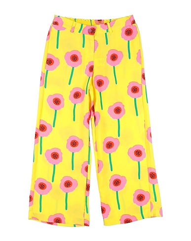 STELLA McCARTNEY KIDS Casual pants Yellow 70% Viscose, 30% Lyocell