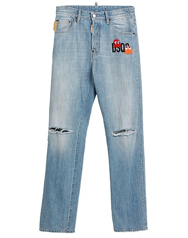 DSQUARED2 ジーンズ PAC-MAN X DSQUARED2 ブルー コットン 100%
