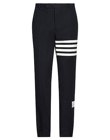 THOM BROWNE Casual trouser Midnight blue 100% Cotton