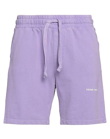 YOUNG POETS Shorts & Bermuda Mauve 100% Cotton
