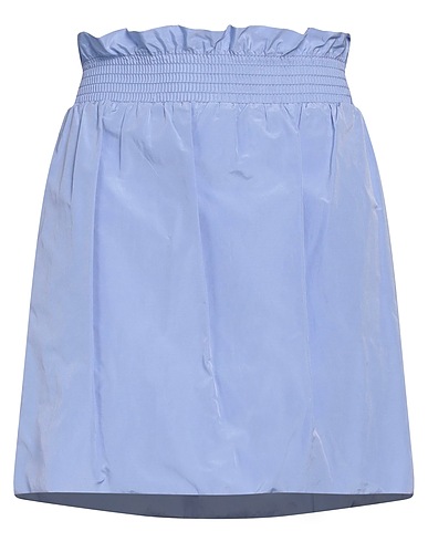 PHILOSOPHY di LORENZO SERAFINI Mini skirt Light blue 60% Polyester, 40% Cotton
