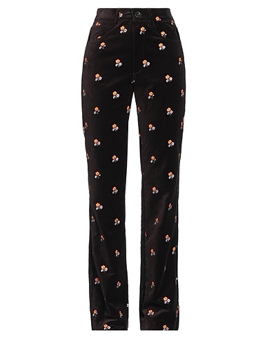 ZADIG&VOLTAIRE Casual trouser Dark brown 100% Cotton, Polyester