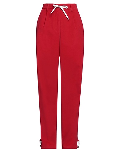 EMPORIO ARMANI Casual trouser Red 97% Cotton, 3% Elastane