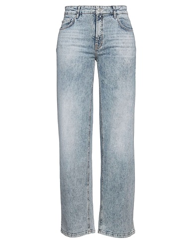 VIKY RADER x CAMBIO Denim trousers Blue 98% Cotton, 2% Elastane