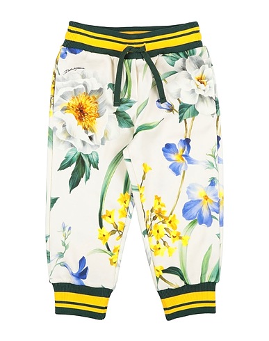 DOLCE&GABBANA Casual trouser Ivory 100% Cotton, Elastane
