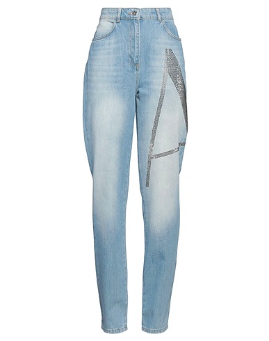 ACTITUDE by TWINSET Denim trousers Blue 100% Cotton