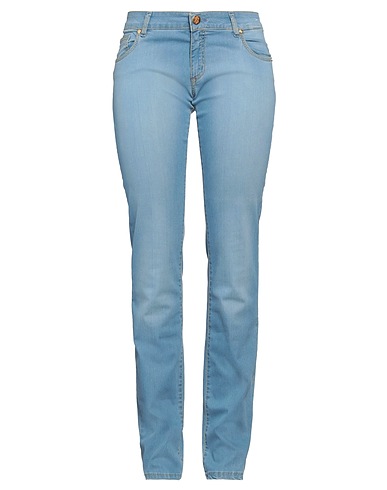 MARANI JEANS Denim trousers Blue 74% Cotton, 23% Polyamide, 3% Elastane