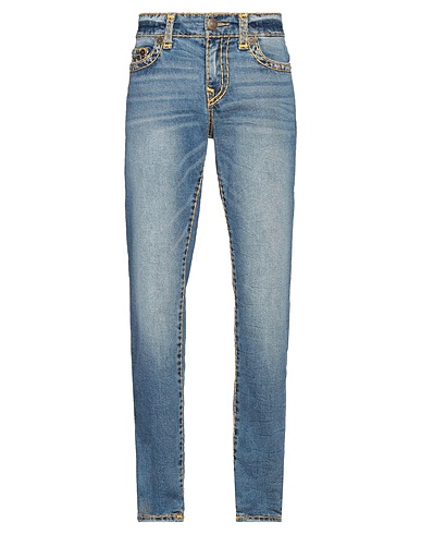 TRUE RELIGION Denim trousers Blue 99% Cotton, 1% Elastane